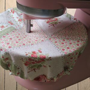 Kitchenaid Bowl Cover Reversible Pink and Sage Patch Floral Mixer Bowl Cover